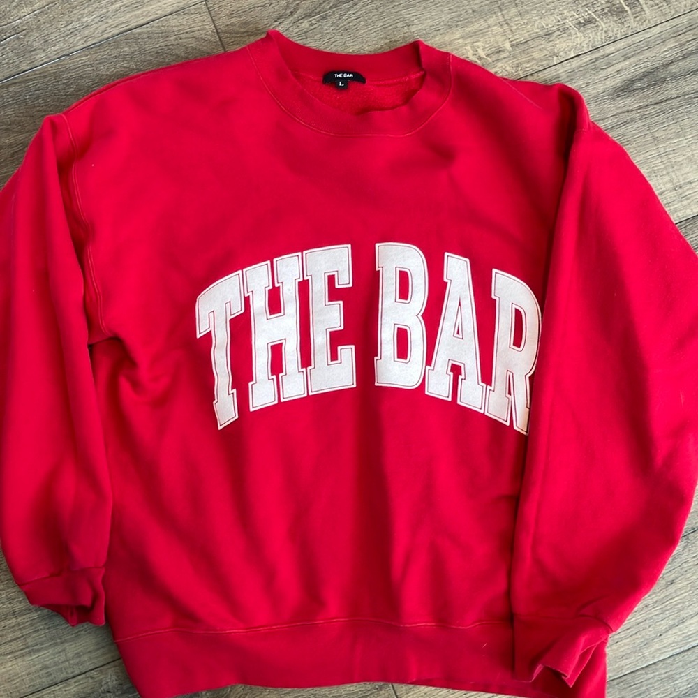 The Bar Red Sweatshirt